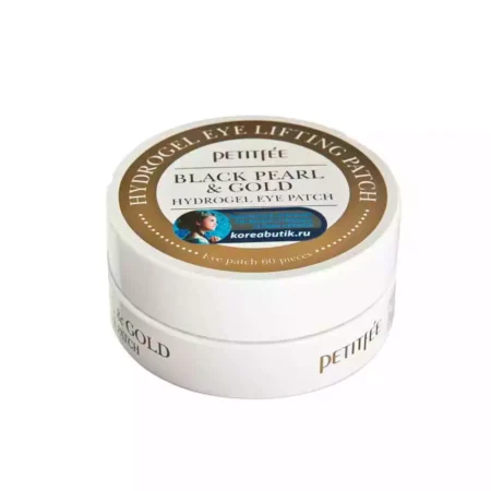 Гидрогелевые патчи для кожи вокруг глаз с черным жемчугом и золотом PETITFEE Black Pearl & Gold hydrogel eye patch