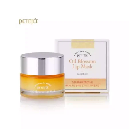 Ночная маска для губ с облепиховым маслом Petitfee Oil Blossom Lip Mask Sea Buckthorn Oil