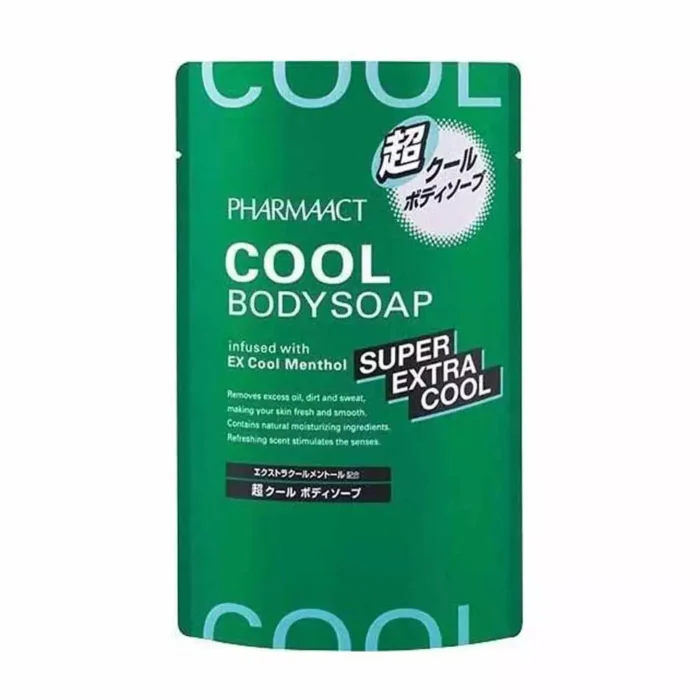 Гель для душа с охлаждающим ментолом и алое (сменка) Pharmaact Extra Cool Body Soap