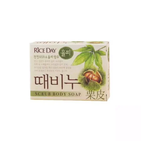 Скраб-мыло земляной орех Rice Day Scrub Body Soap Chestnut Shell