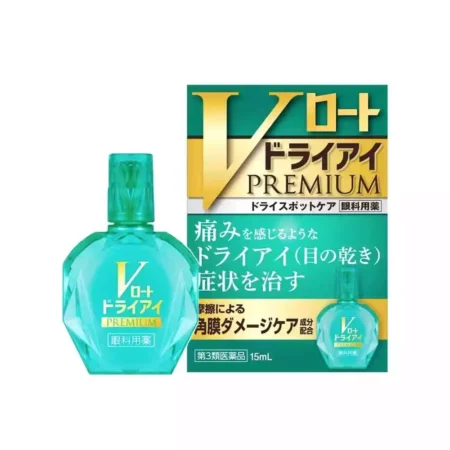 Увлажняющие капли для глаз Rohto Premium Dry Eye