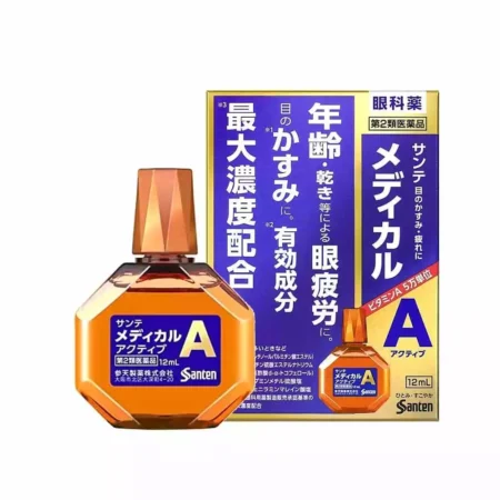 Антивозрастные капли для глаз с хондроитином и витаминами A, E Sante Medical Active