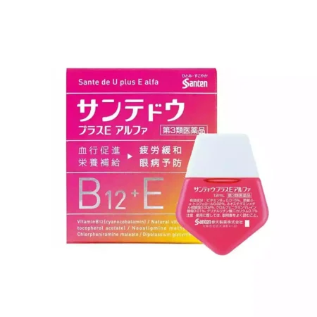 капли для устранения воспаления век и красноты оболочки глаз Sante de U plus E alfa