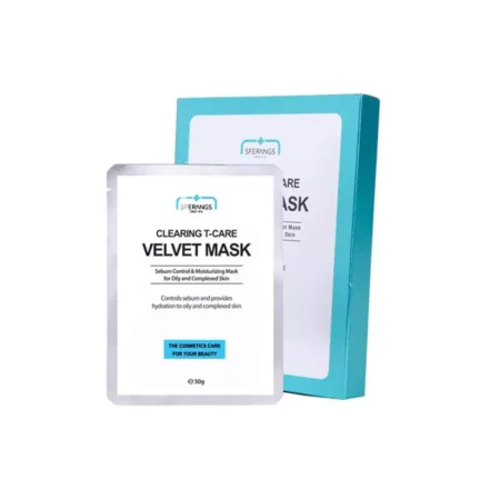 Очищающая маска для проблемной кожи Sferangs Clearing T-Care Velvet Mask, 5шт