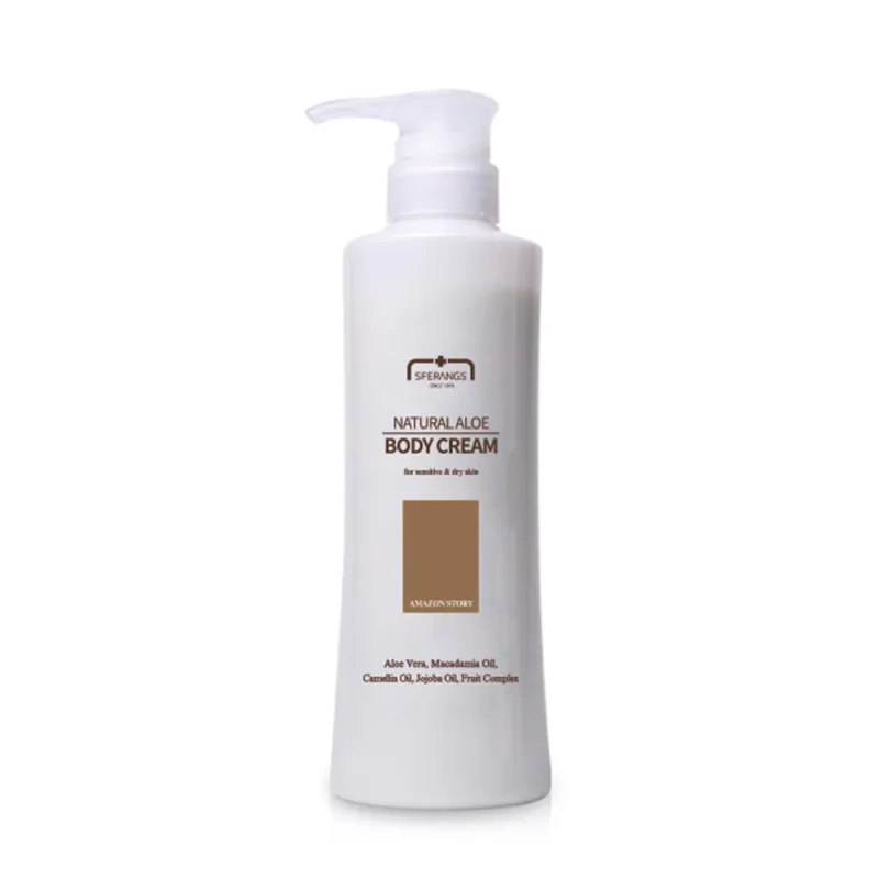 Крем для тела увлажняющий с алое SFERANGS Natural Aloe Body Cream