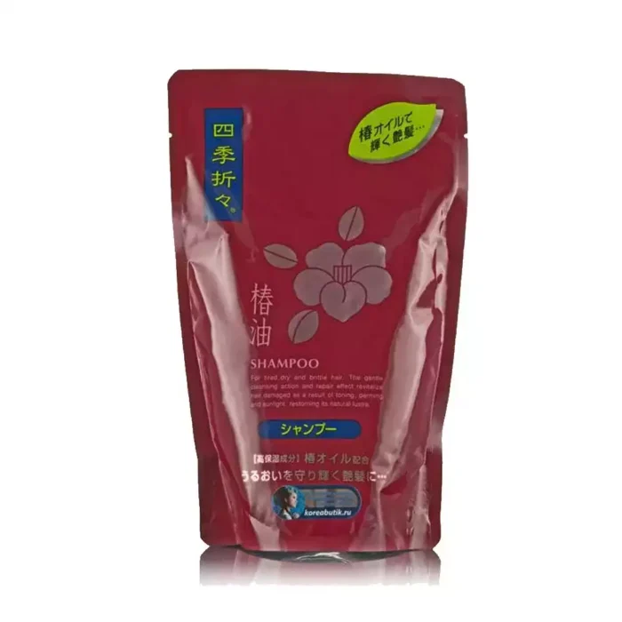 Шампунь с маслом камелии Shiki-Oriori Red Camellia shampoo refil