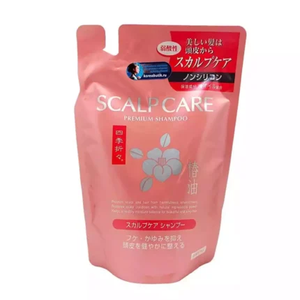 Шампунь с маслом белой камелии SHIKI-ORIORI Scalp Care Premium Shampoo, 400ml