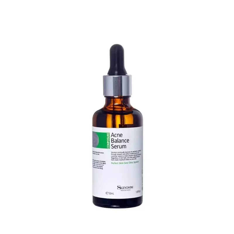 Сыворотка для ухода за проблемной кожей лица, склонной к высыпаниям Skindom Acne Balance Serum 50 ml