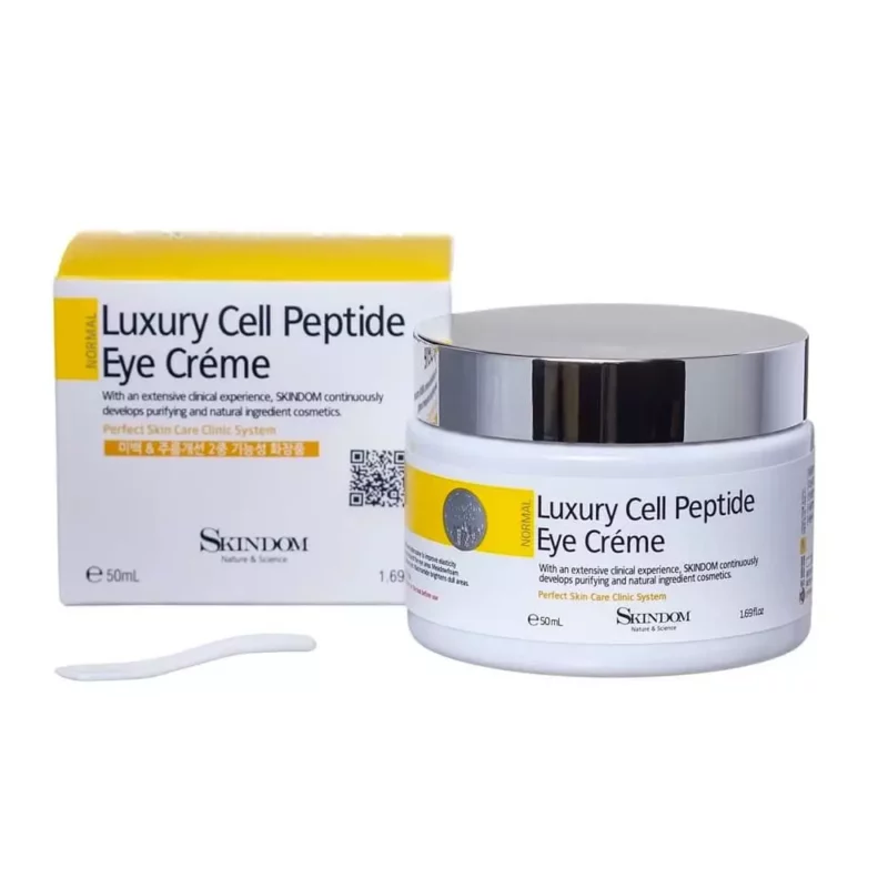 Крем для кожи вокруг глаз с элитными клеточными пептидами Skindom Luxury Cell Peptide Eye Cream, 50ml