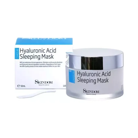 Ультраувлажняющая ночная крем-гель маска для лица с гиалуроновой кислотой Skindom Sleeping Mask Hyaluronic Acid, 50ml