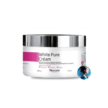 Отбеливающий крем для лица Skindom White Pure Cream