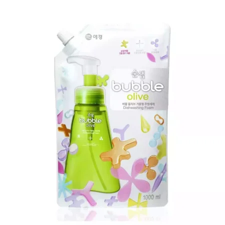 Пенка для мытья посуды, овощей и фруктов Оливки SoonSaem Bubble Olive, 1000ml
