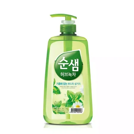 Soonsaem Natural Green Tea Средство для мытья посуды СУНСЭМ зеленый чай, 1000ml