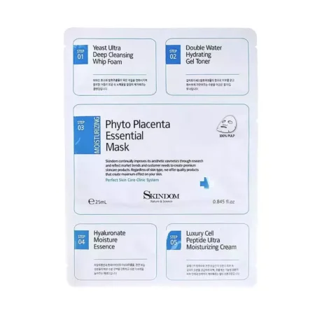 Увлажняющая маска для лица «5 шагов» Skindom 5 Step Mask Sheet (Moisturising)