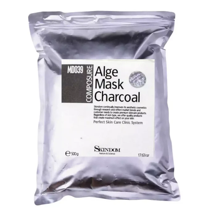 Альгинатная маска с углем Skindom Alge-Mask Charcoal, 1kg