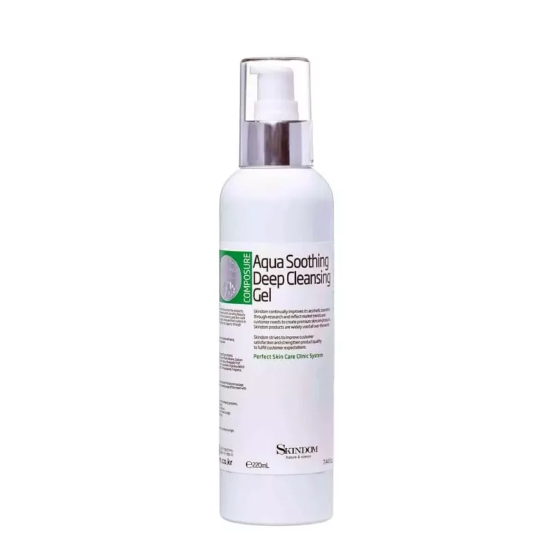 Глубоко очищающий гель на водной основе Skindom Aqua Soothing Deep Cleansing Gel, 220ml