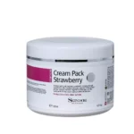 Крем-маска с экстрактом клубники для лица, шеи и зоны декольте Skindom Cream Pack Strawberry, 500ml