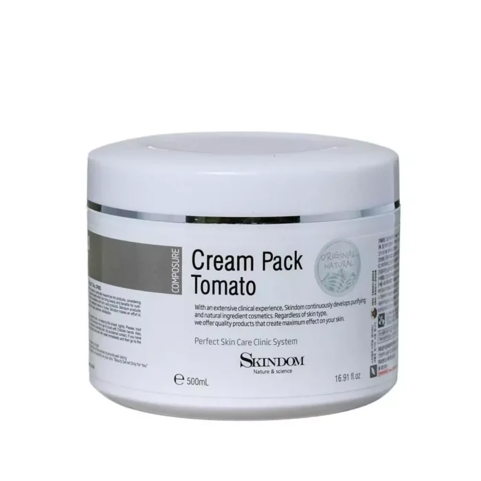 Крем-маска для лица с экстрактом томата Skindom Cream Pack Tomato, 500ml
