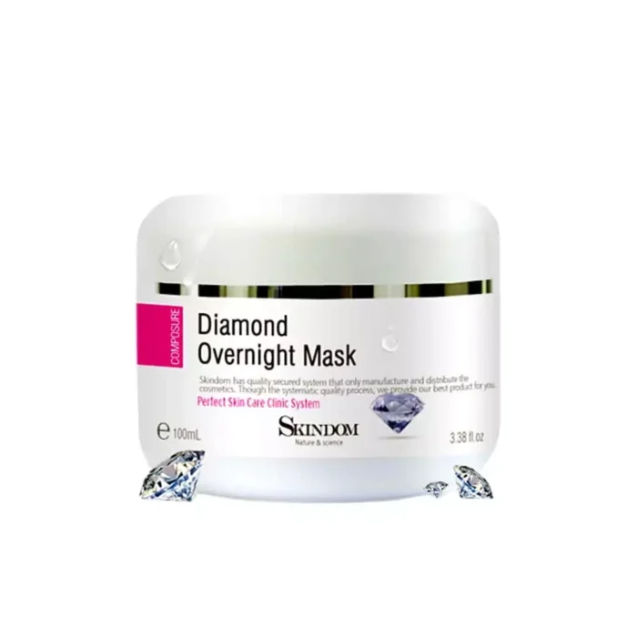 Алмазная крем-маска для лица с пептидами Skindom Diamond Overnight Mask, 100ml