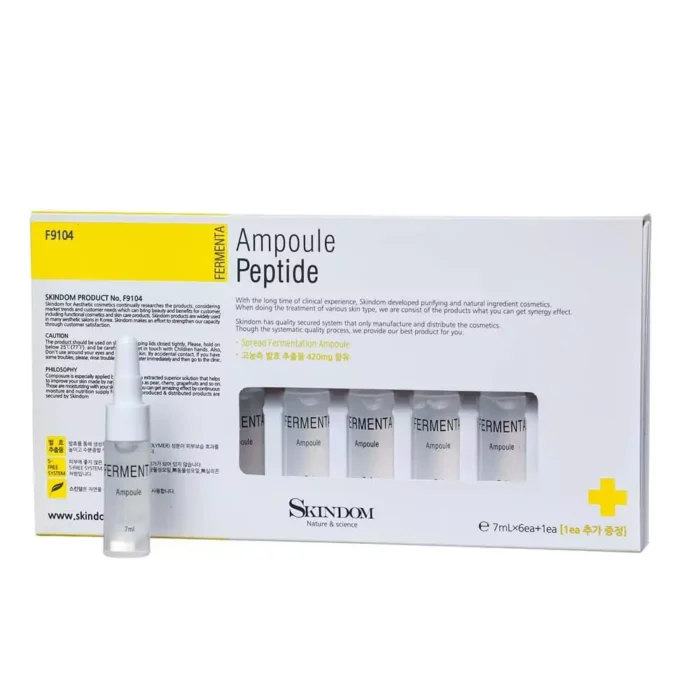 Концентрат для лица с пептидами питательный Skindom Fermenta Ampoules Peptide, 7ml х 7