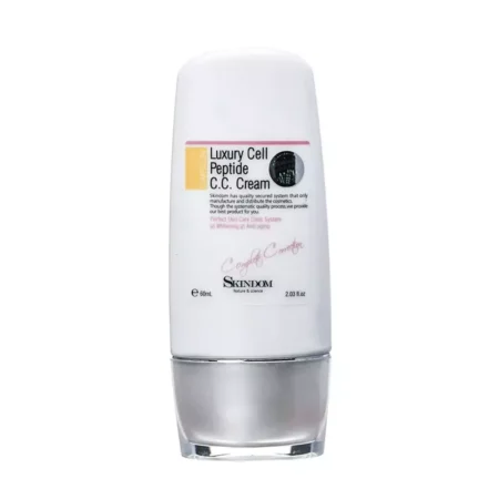 СС крем для лица с элитными клеточными пептидами Skindom Luxury Cell Peptide СС Cream SPF27, РА++, 60ml