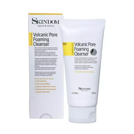 Средство для глубокого очищения с вулканическим пеплом Skindom Volcanic Pore Foaming Cleanser
