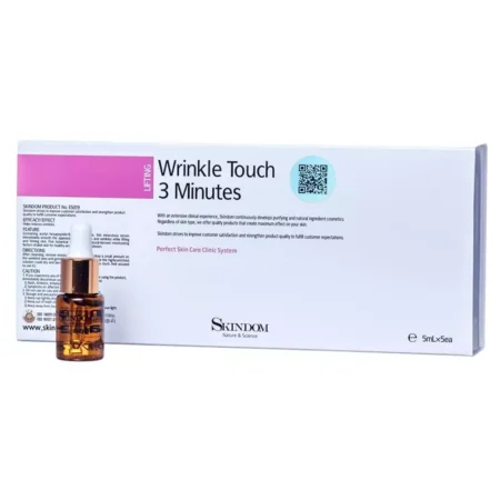3-х минутный экспресс концентрат-бустер против морщин Skindom Wrinkle Touch 3 minute, 5 ампул*5ml