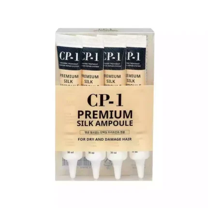 Набор несмываемых сывороток для волос с протеинами шелка CP-1 Premium Silk Ampoule 4тубы*20мл