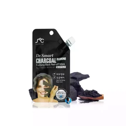 Маска-пленка с древесным углем для очищения кожи Dr.Smart Charcoal Diamond Purifying Black Peel-off Mask