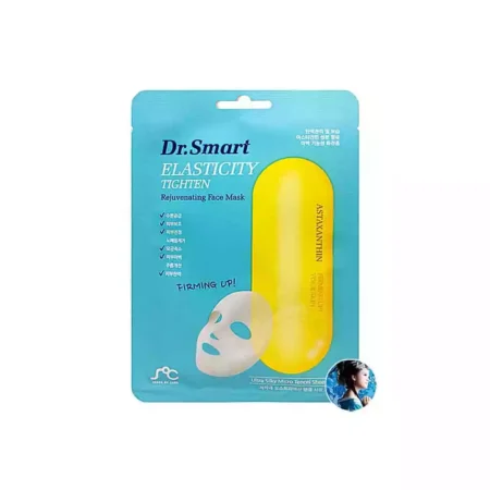 Тканевая маска для лица омолаживающая с астаксантином DR.SMART elasticity tighten