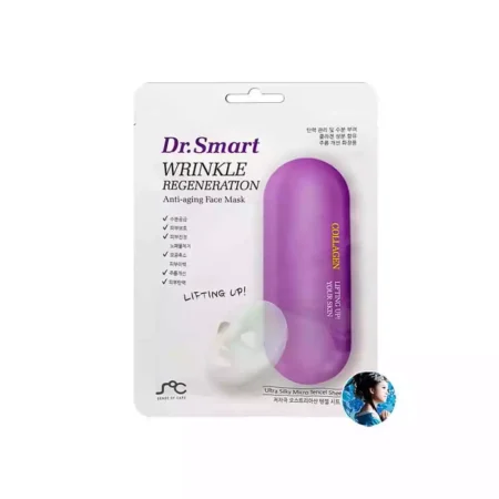 Тканевая маска для лица против морщин с коллагеном DR.SMART Wrinkle Regeneration