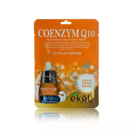 Маска с коэнзим Q10 Ekel Coenzym Q10 Ultra Hydrating Essense Mask