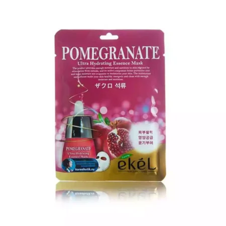 Маска с гранатом Ekel Pomegranate Ultra Hydrating Essence Mask