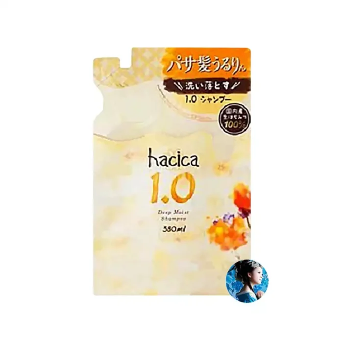 Сменная упаковка шампуня для глубокого увлажнения волос Hacica Deep Moist Shampoo 1.0