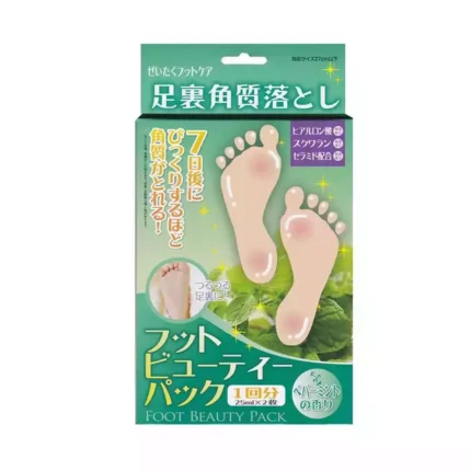 Пилингующие носочки для удаления огрубевшей кожи ног Мята HADARIKI Foot Beauty Pack