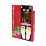 Пластырь шлаковыводящий с ароматом лаванды Hadariki Hot Gelma Foot Pad Healer, 6 pcs