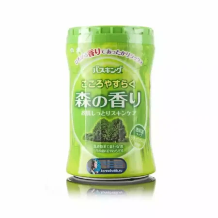 Соль для ванны с ароматом леса Hakugen Bath King aroma forest, 680 г.