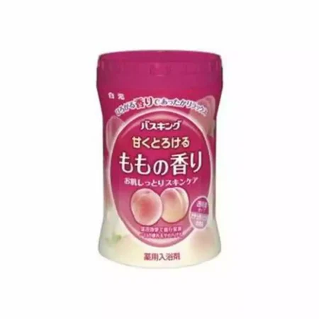 Соль для ванны с ароматом персика Hakugen Bath King peach, 680 г.