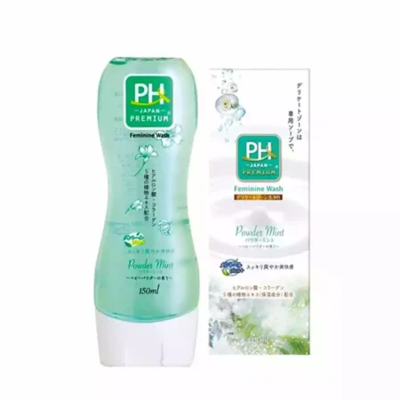 Нежный гель для интимной гигиены с пантенолом и экстрактом ромашки JRS pH Powder Mint