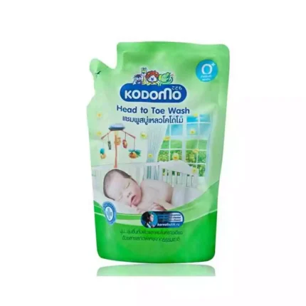 Средство для мытья "С готовы до пят" для детей Kodomo Baby Hair & Body Wash 380 ml