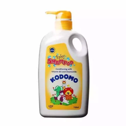 Детский увлажняющий шампунь-кондиционер Kodomo Baby Shampoo Conditioning with Vitamin B5 and Chamomile