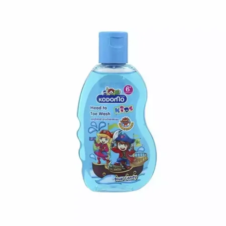 Детский шампунь "От макушки до пяточек" Kodomo Head to Toe Wash Blue Candy
