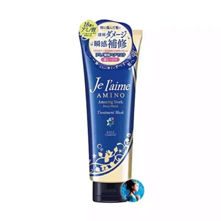 Восстанавливающая бессиликоновая маска для волос Глубокое увлажнение KOSE Cosmeport Je l`Aime AMINO Deep Moist Treatment Mask