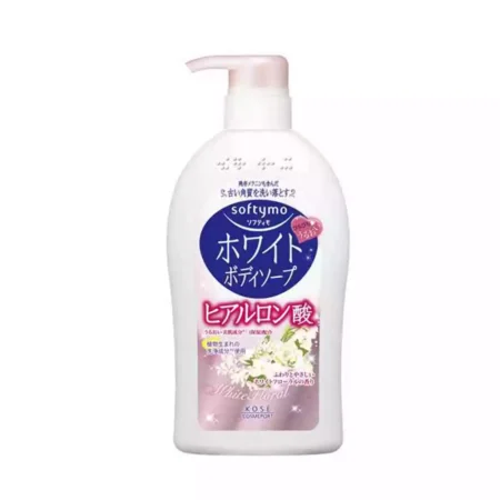Гель для душа с гиалуроновой кислотой и цветочным ароматом KOSE Cosmeport Softymo White Floral