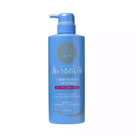 Шампунь-кондиционер 2 в 1 восстанавливающий Kracie Umi no Uruoiso Rince in Shampoo+Conditioner