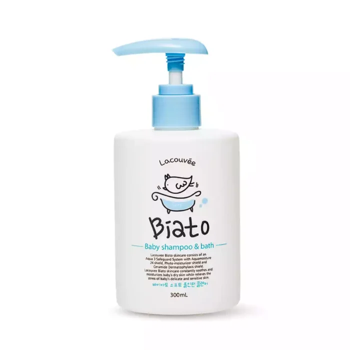Детский шампунь и пенка для купания 2 в 1 Lacouvee Biato Baby shampoo & bath, 300ml