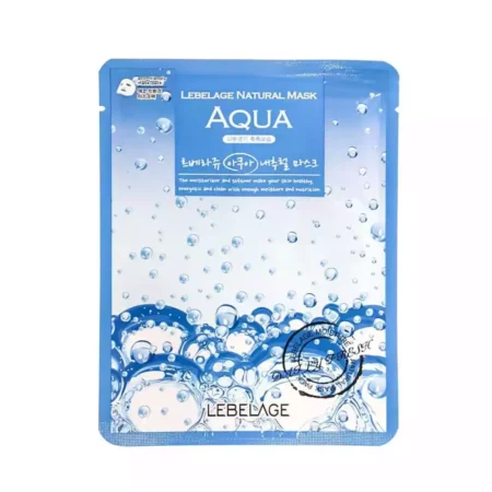 Тканевая маска для лица увлажняющая с морской водой Lebelage Natural Mask Aqua