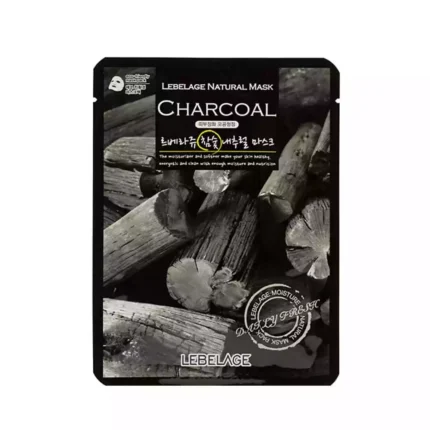 Маска тканевая с экстрактом древесного угля Lebelage Natural Mask Charcoal