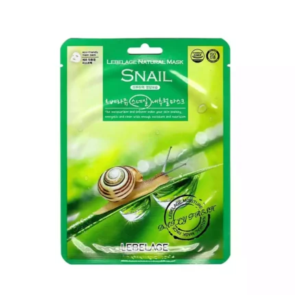 Маска тканевая с муцином улитки Lebelage Natural Mask Snail