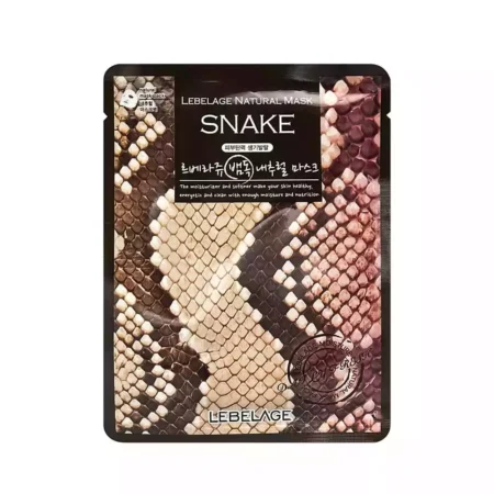 Маска тканевая с пептидом змеиного яда Lebelage Natural Mask Snake